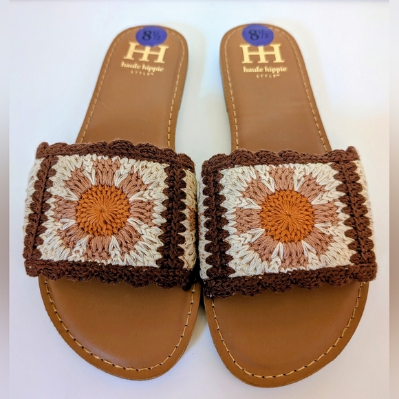 Haute Hippie Shoes - NWT Haute Hippie Crochet Sandals - Women's Size 8.5